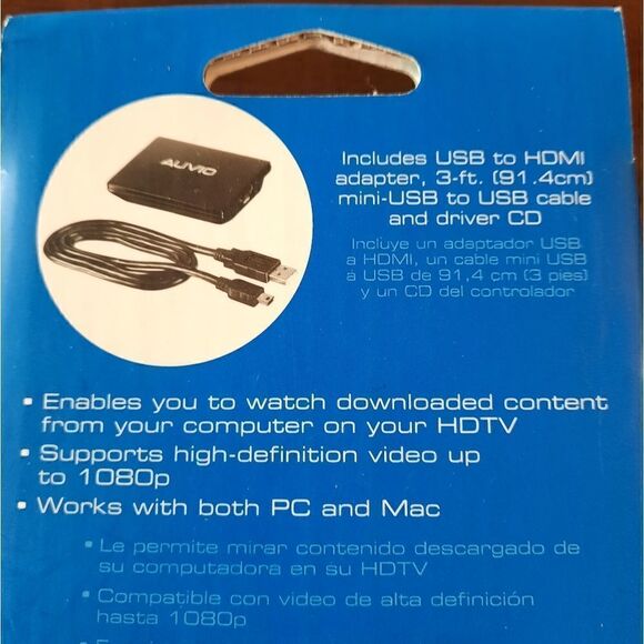 NEW USB  HDMI Adapter and Driver - Picture 5 of 7